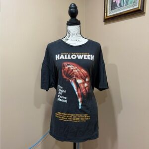 John Carpenter Halloween Graphic T Shirt Michael Myers Horror Tee 2XL